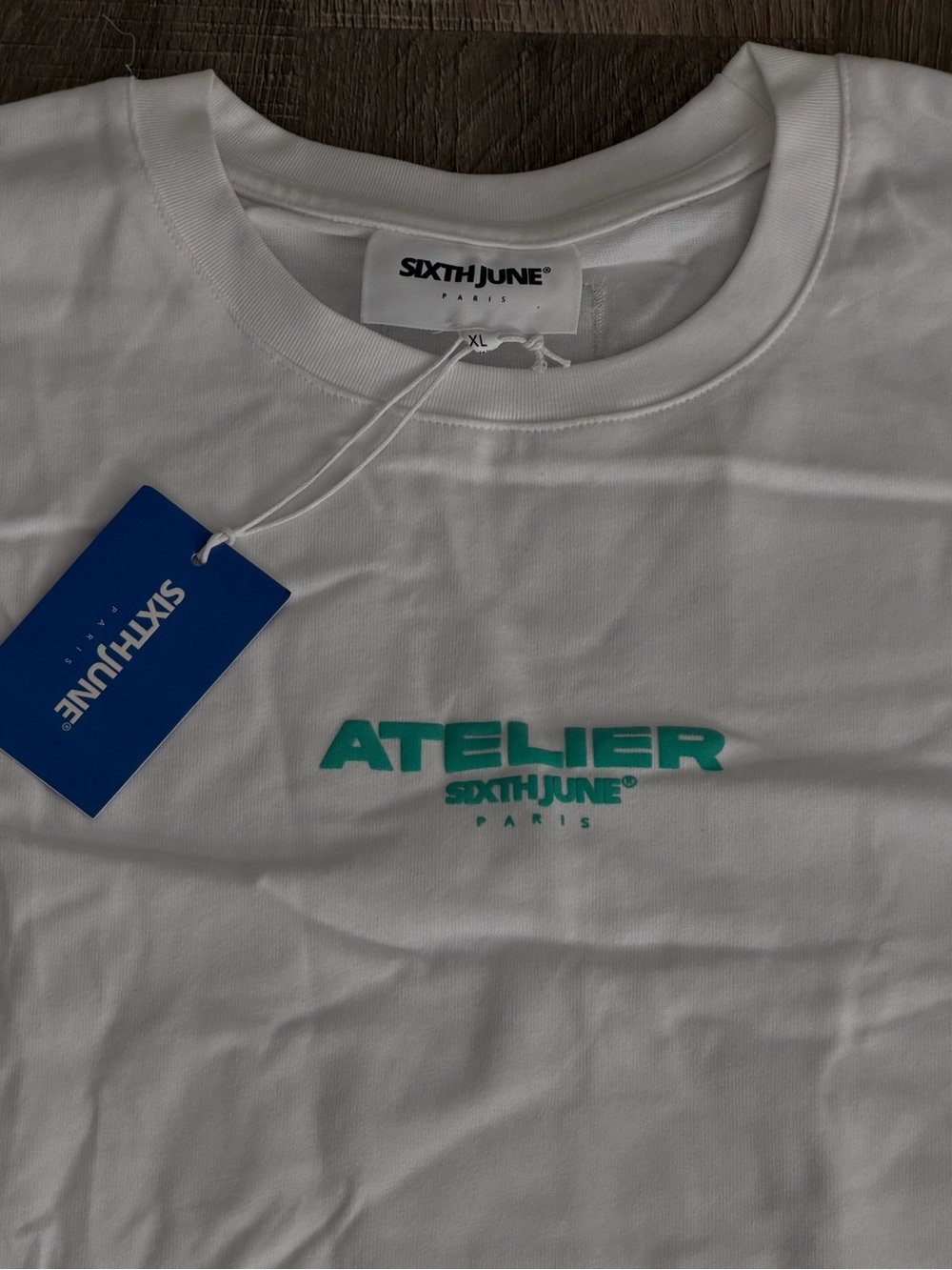 SIXTH JUNE White 'Atelier' Logo Short Sleeve Tee